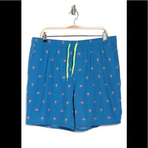 DEVEREUX Baja Print Swim Shorts, Medium, NWT